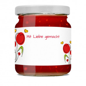 Große Küchensticker "Mit Liebe gemacht" 