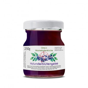 Aquarelletikett "Holunderblütengelee"