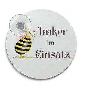 Wetterfeste Plakette "Imker-imEinsatz"