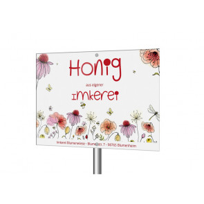 Aludibondschild "Poppy"