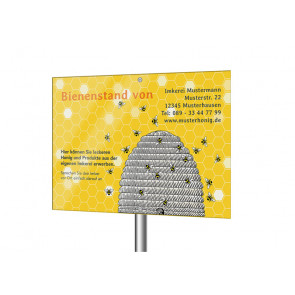 Werbeschild "Wabenprofi"