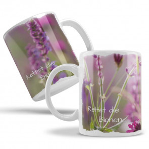 Keramiktasse "Rettet-die-Bienen"