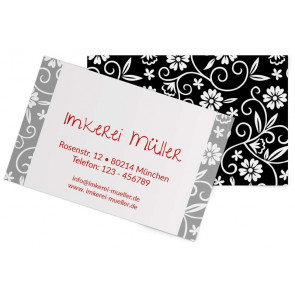 Visitenkarte "Black & White"