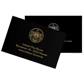 Vistenkarten "Goldlover" (Vorderseite)