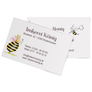 Visitenkarten "Bienenkönigin"