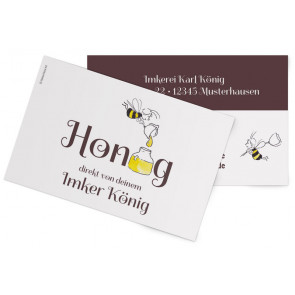 Visitenkarten "Honigsammlerin"