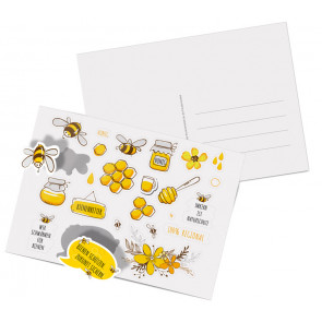 Sticker-Postkarten "Bienenretter"