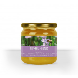 Kleines Honigglasetikett Lavendel in Lila