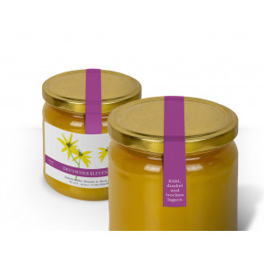 Siegeletiketten "Floral" lila