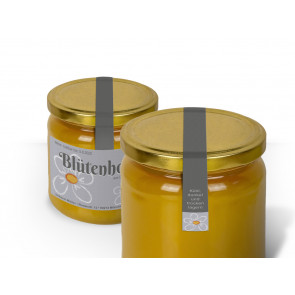 Siegeletiketten „Kreideblatt“ grau