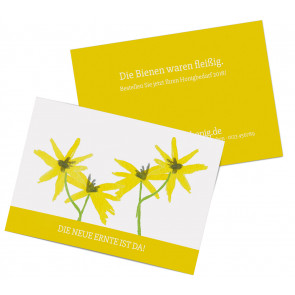 Werbepostkarten „Floral“