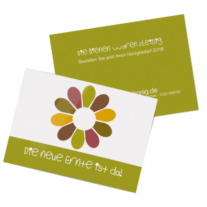 Werbepostkarten „Flowerpower“