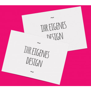 Visitenkarten frei selbstgestalten