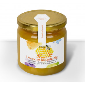 Gewährverschlussetikett "Aquarell Wabe"