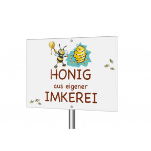 Aluverbundschild "Wilde Maja"