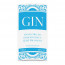 Flaschenetiketten "Pure Gin" in Hellblau