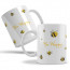 Keramiktasse "Bee happy"