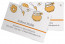 Visitenkarten "The Bee" orange