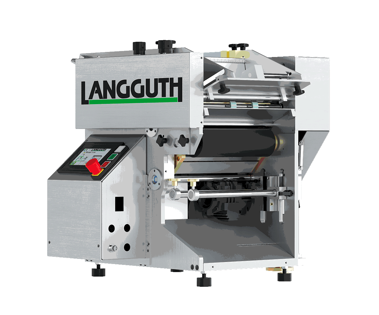 Etikettierhalbautomat für die Aufbringung von Selbstklebeetiketten - Bildquelle: VELOR Etikettierhalbautomat für die Aufbringung von Selbstklebeetiketten