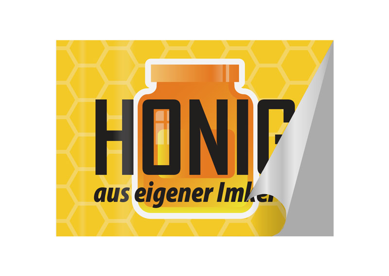 Honigverkaufschild, Werbeschild
